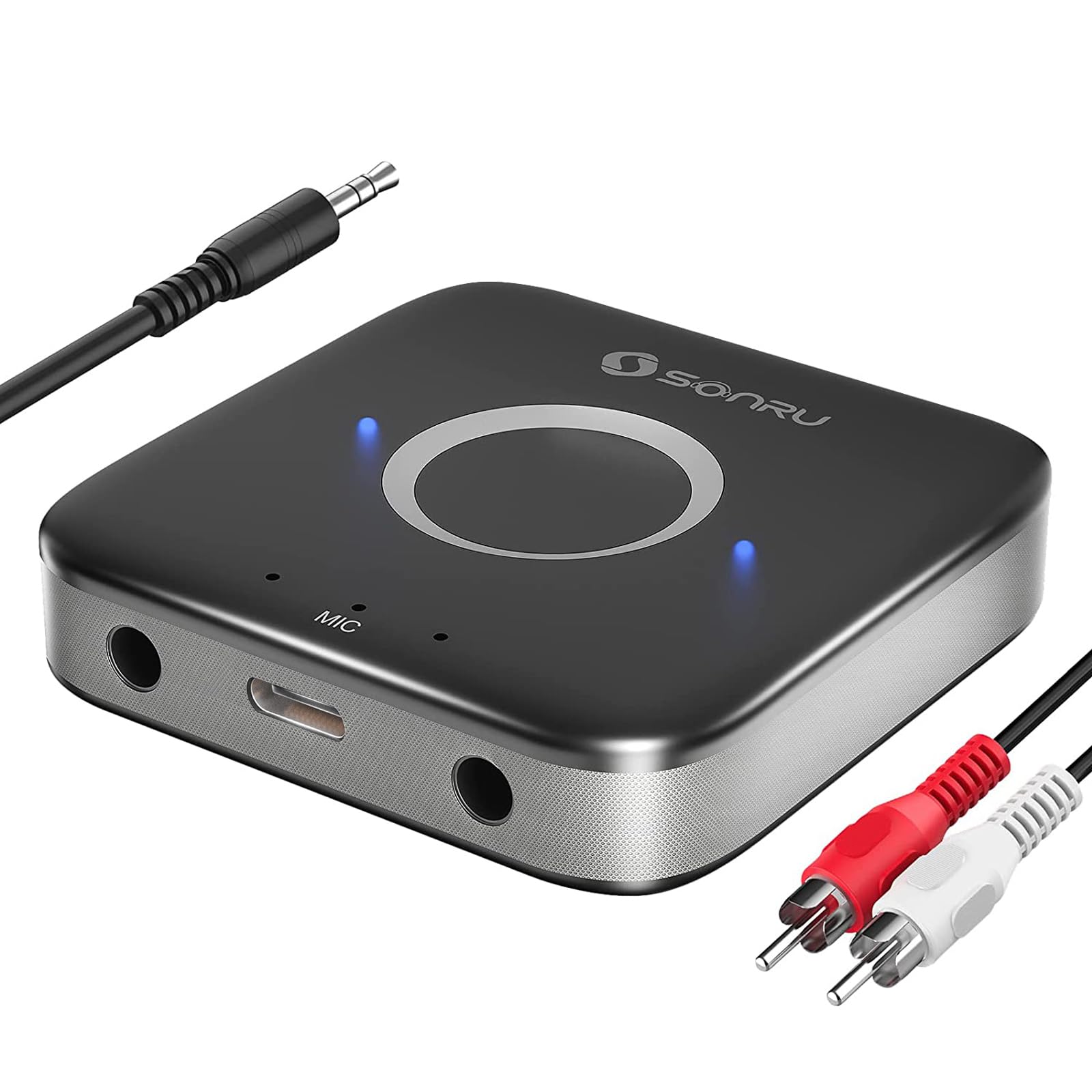 SONRU Bluetooth 5.3 Adapter Wireless Audio Receiver for Hi-Fi | Bluetooth Receiv