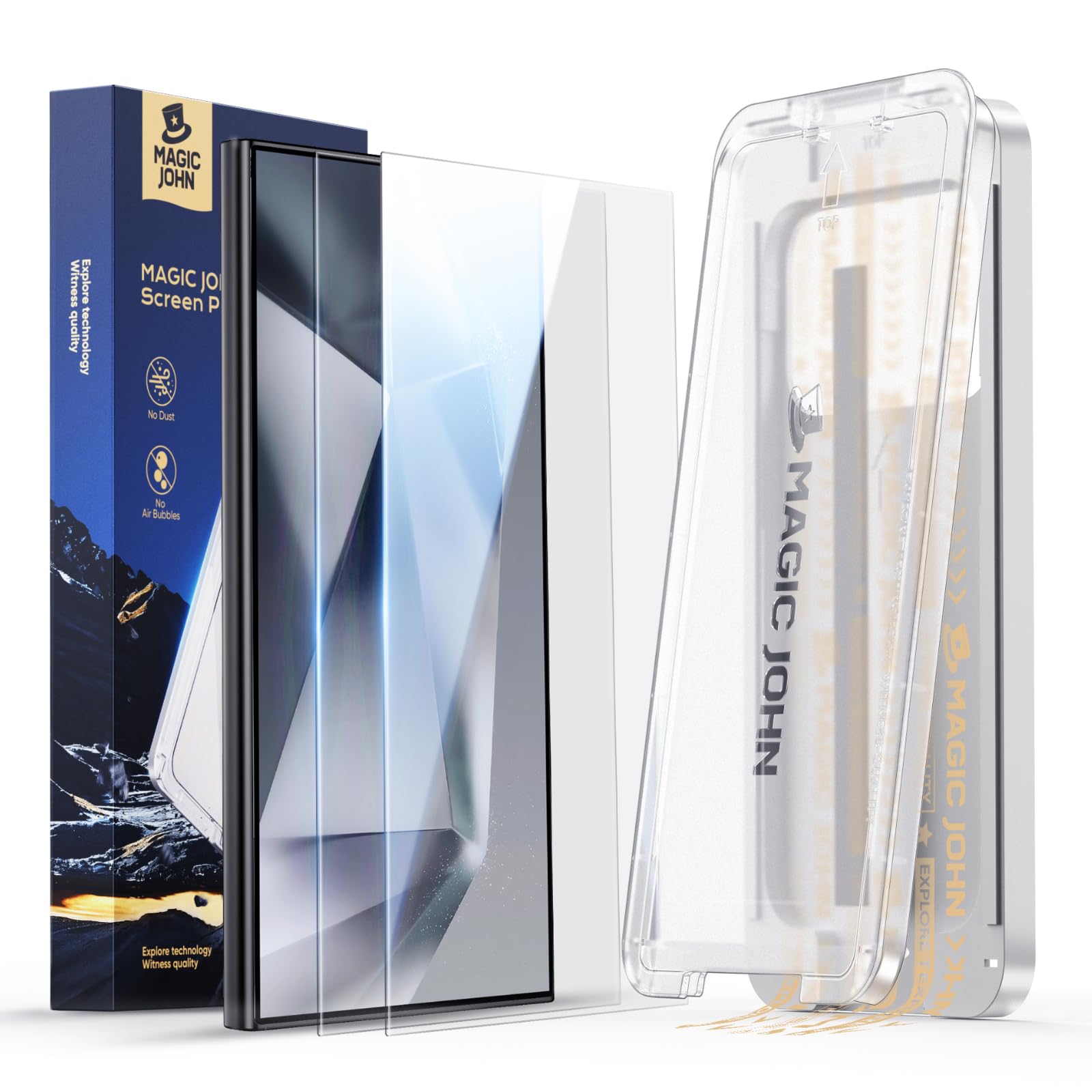 MAGIC JOHN 3rd Gen Upgraded for Samsung Galaxy S24Ultra Screen Protector