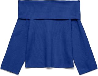 VERO MODA Offshoulder Pullover Vmaries LS Women's Off Shoulder Jumper BF