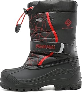 DREAM PAIRS Kids Snow Boots Winter Warm Lined Hiking Shoes Lace-up Waterproof Padded Heavy KAMICK