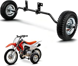 Dirt Bike Training Wheels for PW50, MX125 &amp; CRF50 | Universal Fit 50cc 49cc Kids Dirt Bikes | Compatible with yamaha PW50/TTR50, razor MX125/MX350/MX400, honda CRF50 | Easy Install &amp; 10-Year Warranty