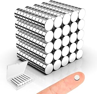 Caturledas Magnets for Crafts, 5x2mm Small Round Magnetic 250 Pack | Rare Earth Neodymium Refrigerator Magnet for Home Kitchen Office School Crafts 3D Printing Industrial Scientific Purpose