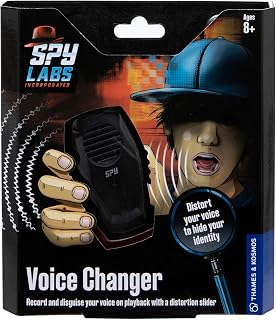 Spy Labs: Voice Changer | Detective Set | Disguise Your Voice | Slider Shifts Pitch Up or Down | Pretend & Role Play | Ages 8+