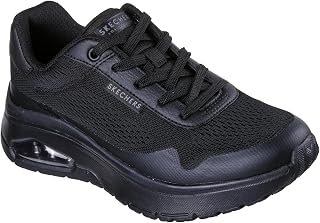 Skechers Street Los Angeles 177794 Uno Flex Spring Black Scarpe Sportive per Donna in Tessuto