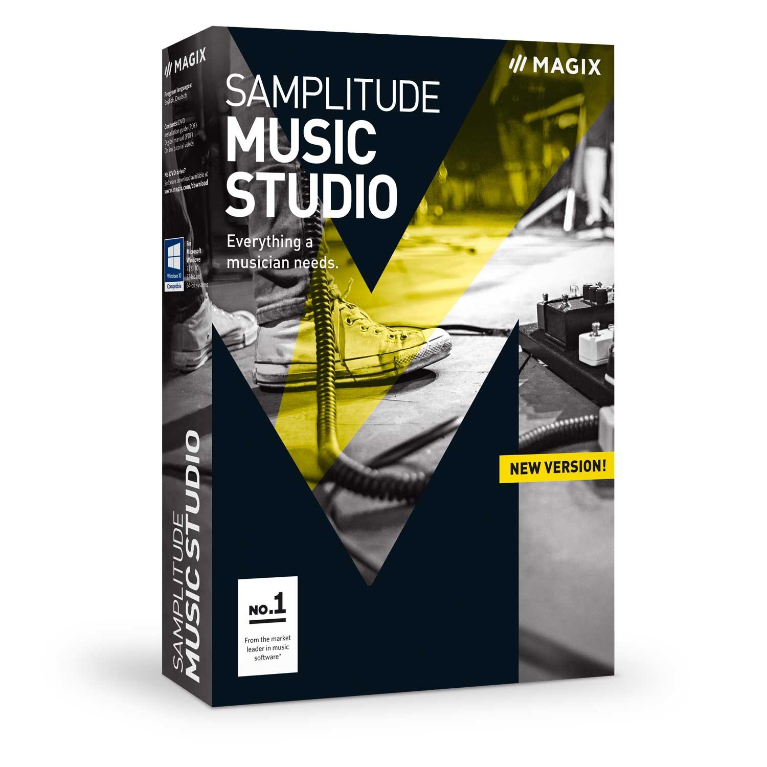 MAGIX Samplitude Music Studio – 2017 version – The Recording Studio for editing,