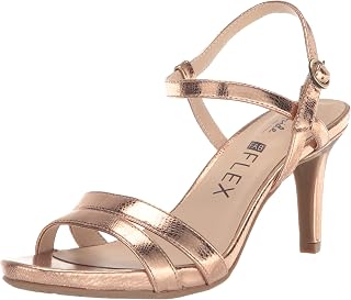 LifeStride Women's Miracle Heel Sandal, Metallic Copper, 39 EU