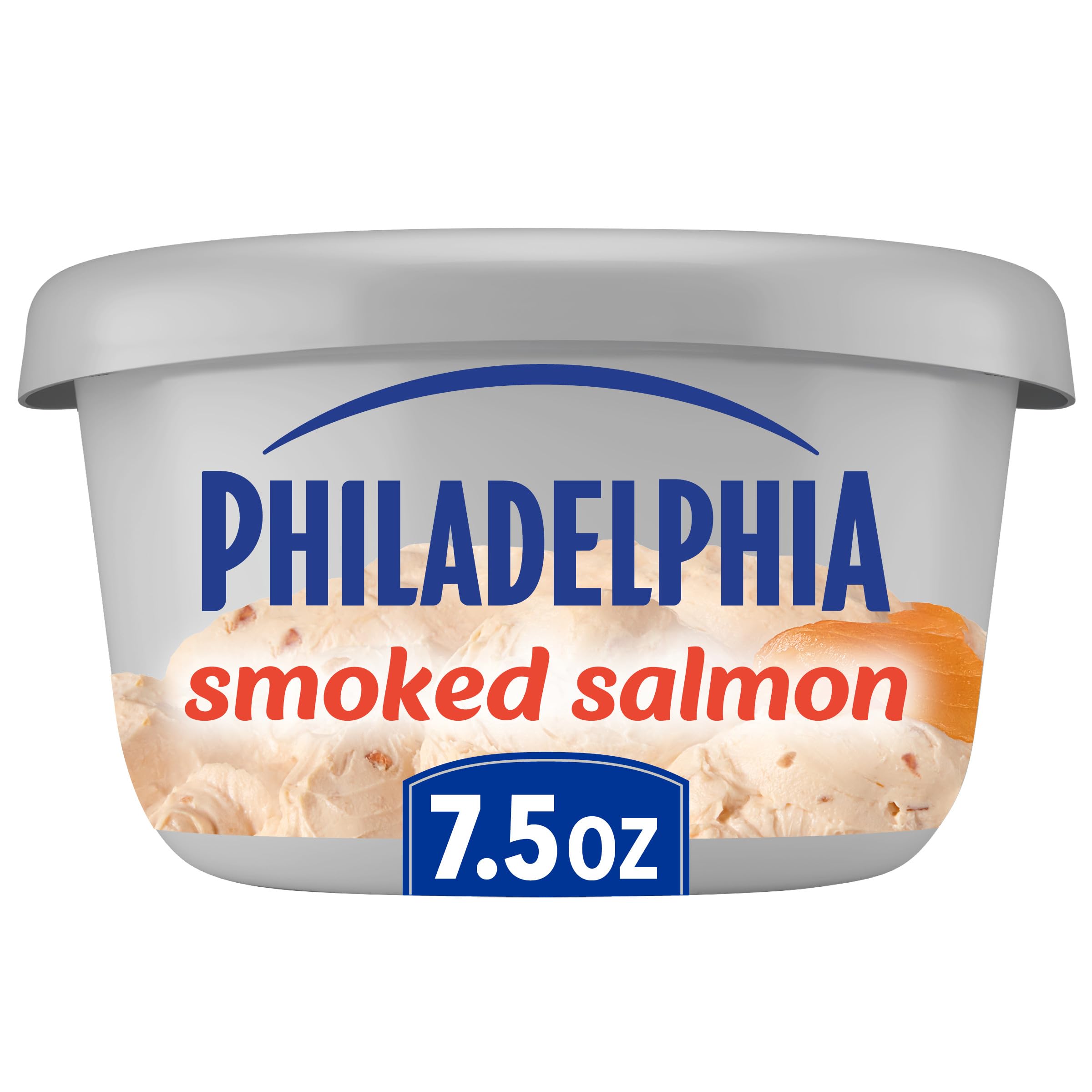 Philadelphia Flavored Cream Cheese Spread, Smoked Salmon, 7.5 oz | for Smooth Sp