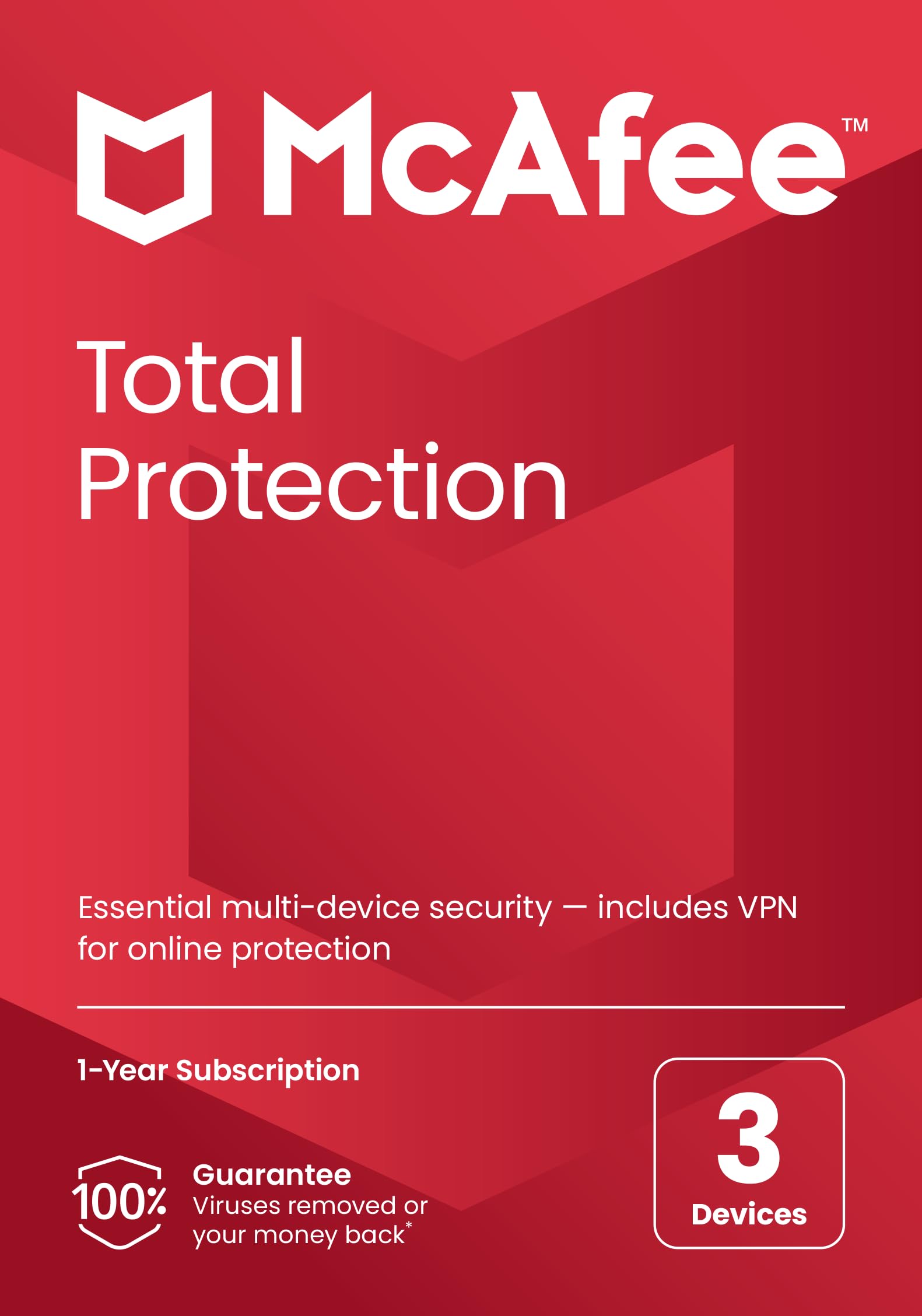 McAfee Total Protection 2023 | 3 Devices | Antivirus Internet Security Software 