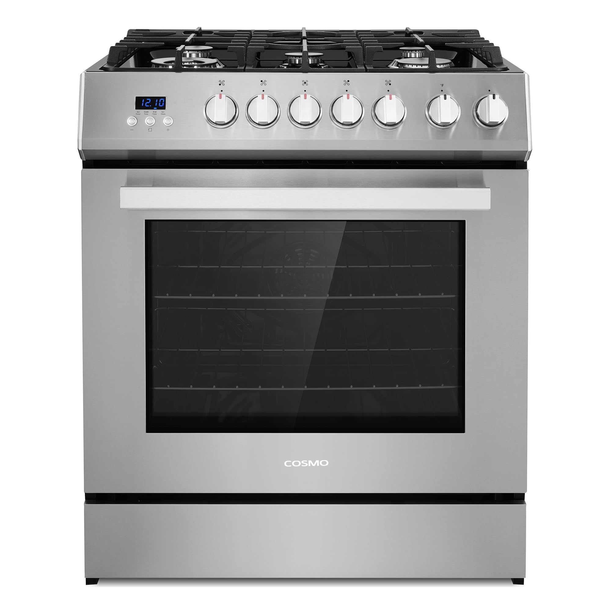 30 in. Nebula Coll 5 cu ft 5 Burner Gas Range, Convection, Stainless Steel | Cos
