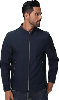 DON JOHNSON Men's Lightweight Casual Jacket for Men Sports Jackets Bomber Jacket Long Sleeve