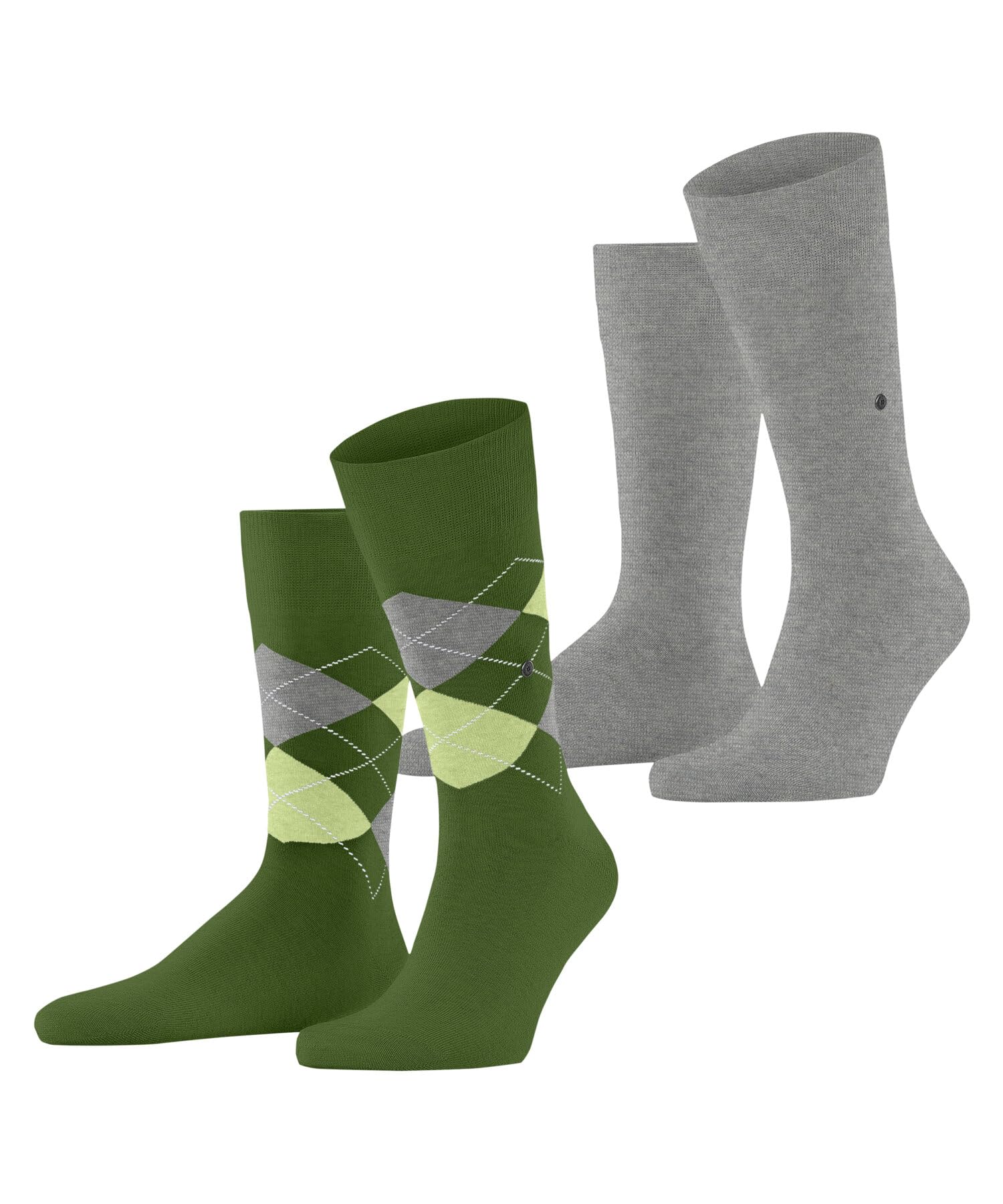 Burlington Men's Everyday Mix 2-Pack Socks Breathable Cotton Reinforced Soft on 