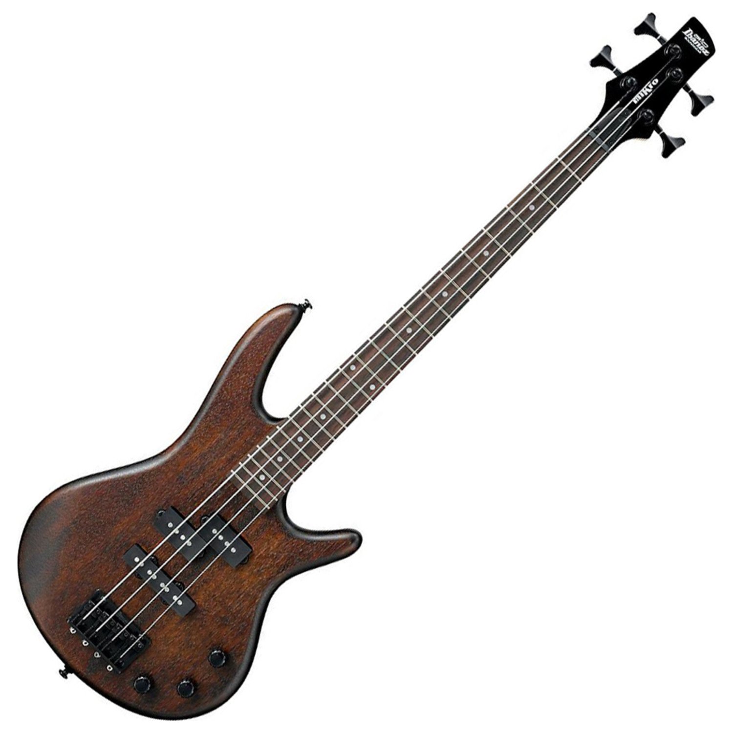 Ibanez GSRM20BWNF MiKro - Walnut Flat | Short-scale electric bass with mahogany 