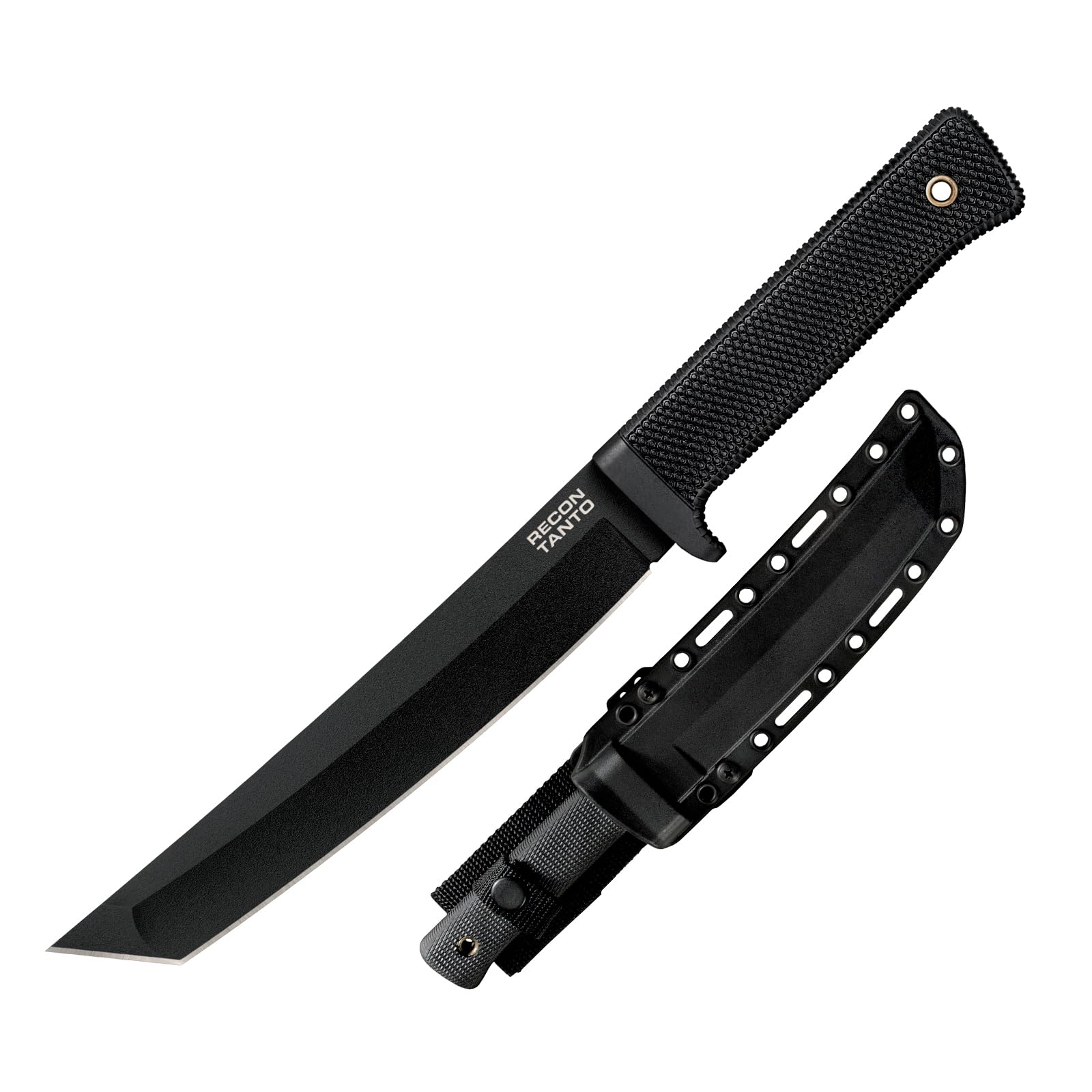 Cold Steel Recon Tanto Fixed Blade Knife with Sheath, SK-5 Steel, 7.0" (49LRT)