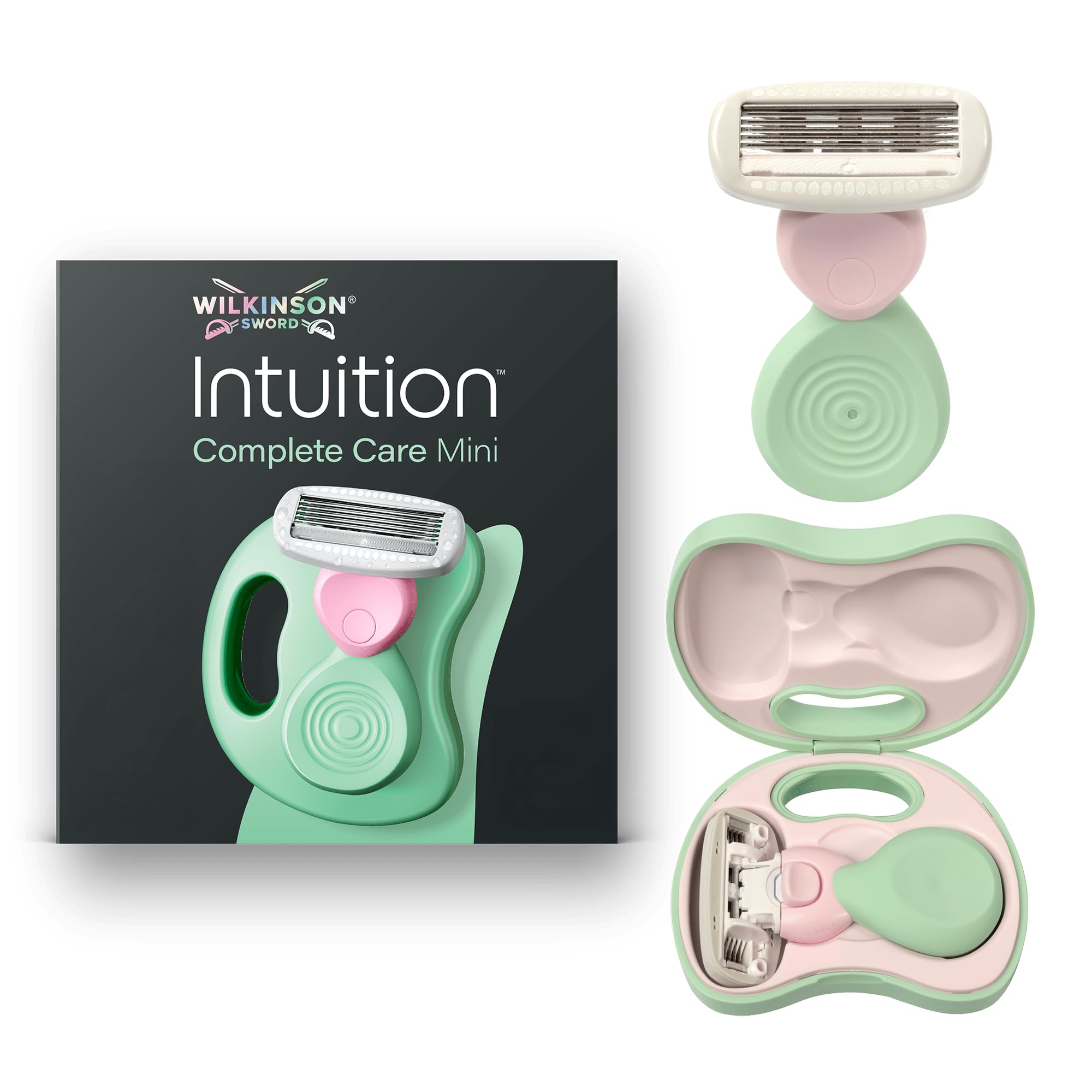 Wilkinson Sword Intuition Complete Care Mini Travel Women's Razor, 1 Case | Mini