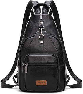 Montana West Wrangler Convertible Backpack for Women Vintage Shoulder Purses with Adjustable Sling Backpack Strap
