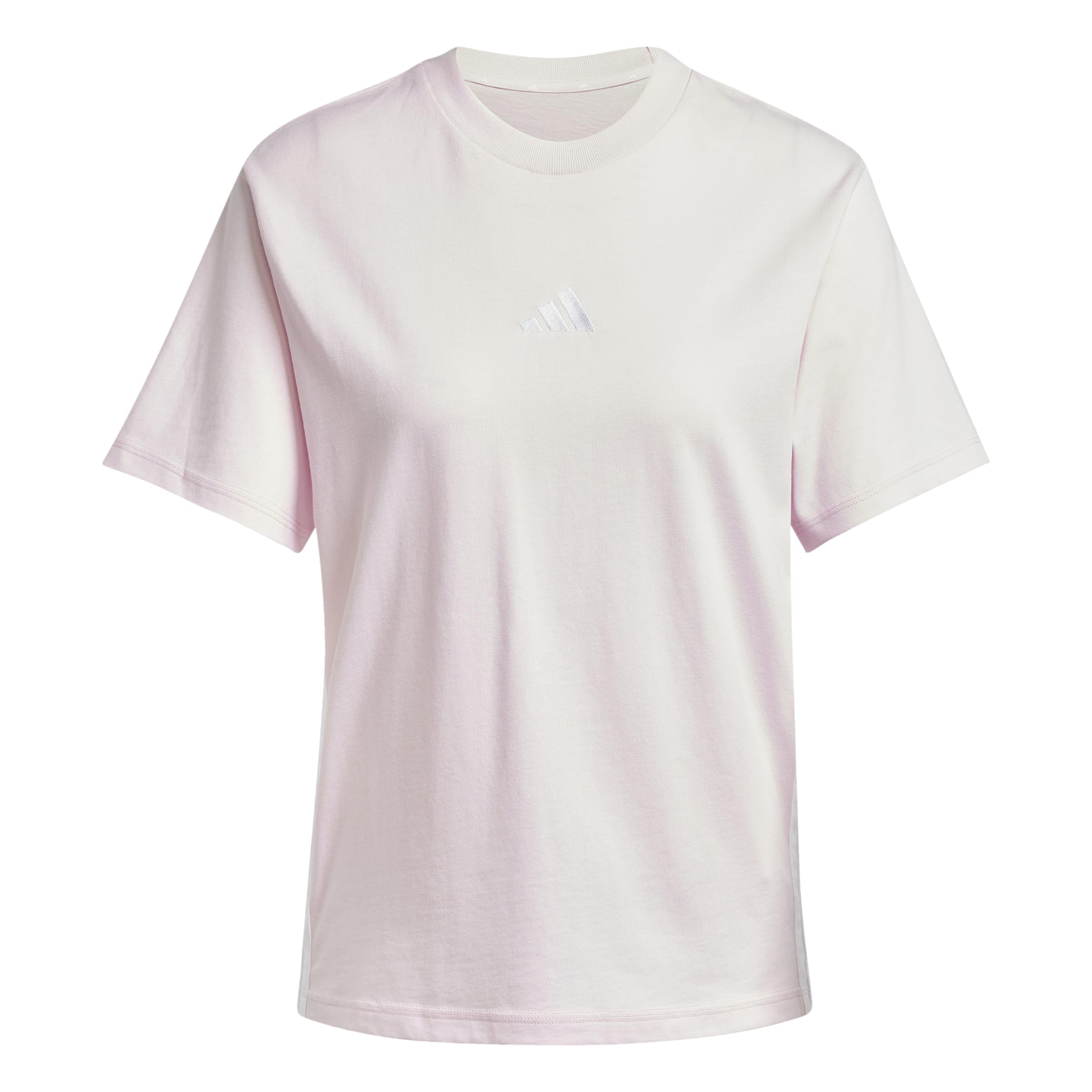 adidas Women's Essentials Cotton 3 Stripes T-Shirt