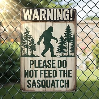 Wall Decor Vintage Tin Metal Warning Sign 313 Retro Funny Metal Sign for Indoor Outdoor Camper Garden Forest Please Don't Give From