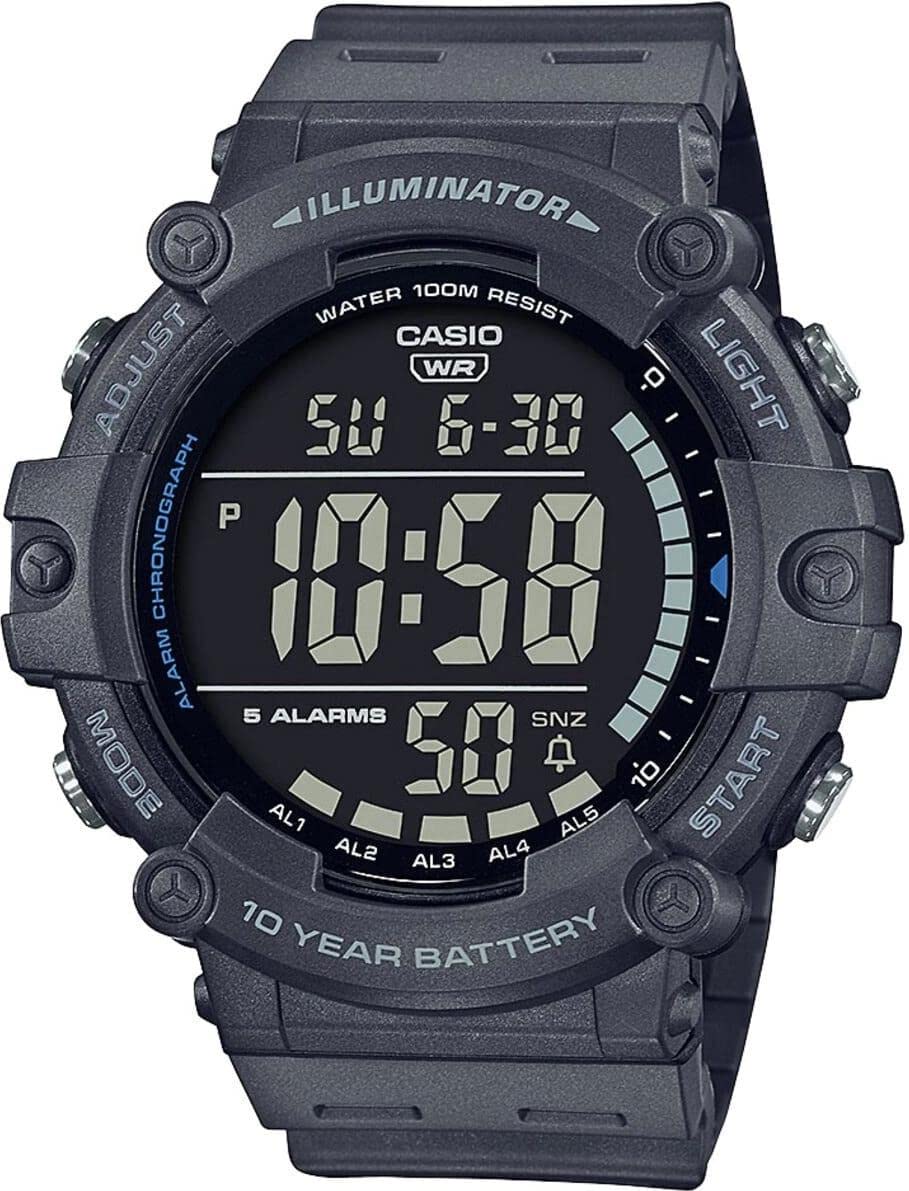 Casio - COLL Sports Armbanduhr AE-1500WH-8BVEF - Herren Uhr - Wasserdicht - Digi