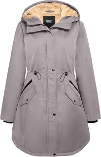 Orolay Women's Thicken Fleece Lined Parka Winter Coat Hooded Jacket