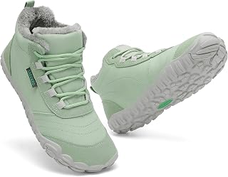 SAGUARO Barefoot Women's Winter Warm Lined Wide Toe Box & Drop Zero Sole Size 3-8