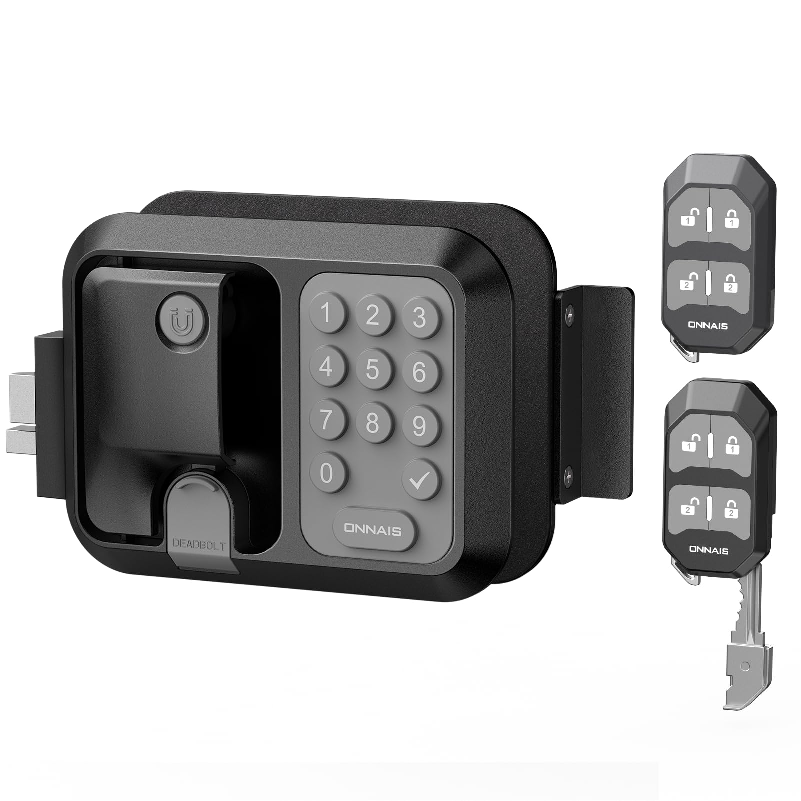 ONNAIS Keyless RV Door Lock with 0–9 Keypad &amp; One-FOB Dual Lock Control | Fi