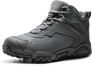 NORTIV 8 Men's Waterproof Trekking Boots, Mountaineering Shoes with Backpack, for Medium Outdoor Trekking