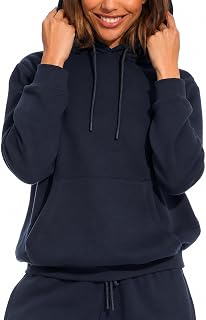 Light & Shade Women's Fleece Hoodie - Hoodie Pullover with Pocket and Drawstring, Soft Sweatshirt for Gym Fitness Loungewear and Daily Use