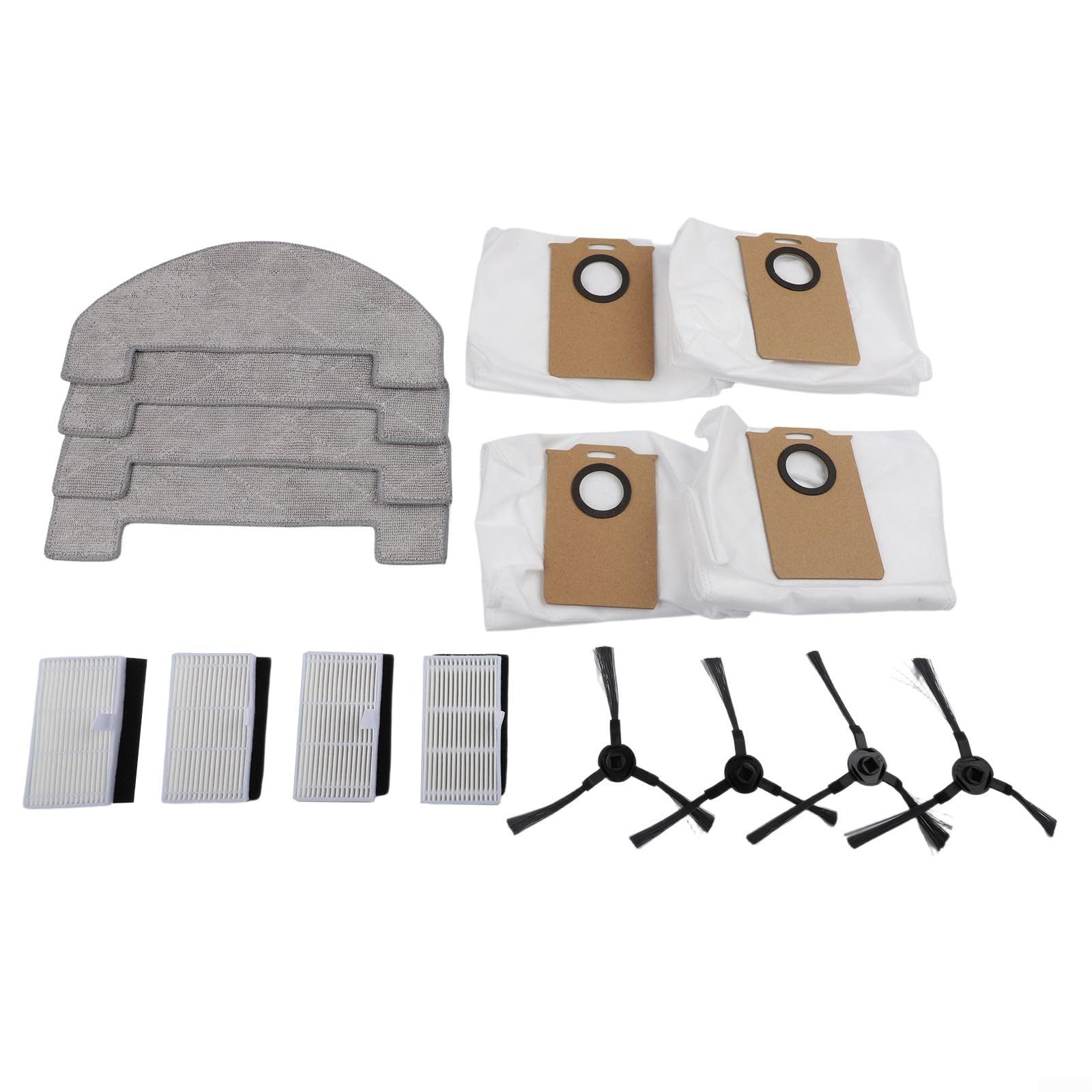 For uninell UR3 robot vacuum replacement parts pack side brushes filtration for 