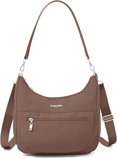 Baggallini Modern Pocket Half Moon 11"x10.5" Shoulder Women W/Replaceable Straps Converts to Crossbody Bag