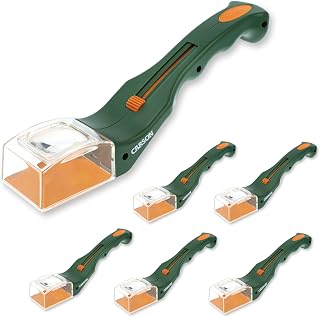 Carson BugView 5x Magnifier Quick-Release Bug Catching Tool | Portable Handheld Magnifying Glass Insect Trap, Educational STEM Toy for Kids and Adults - Set of 6 (HU-10MU)