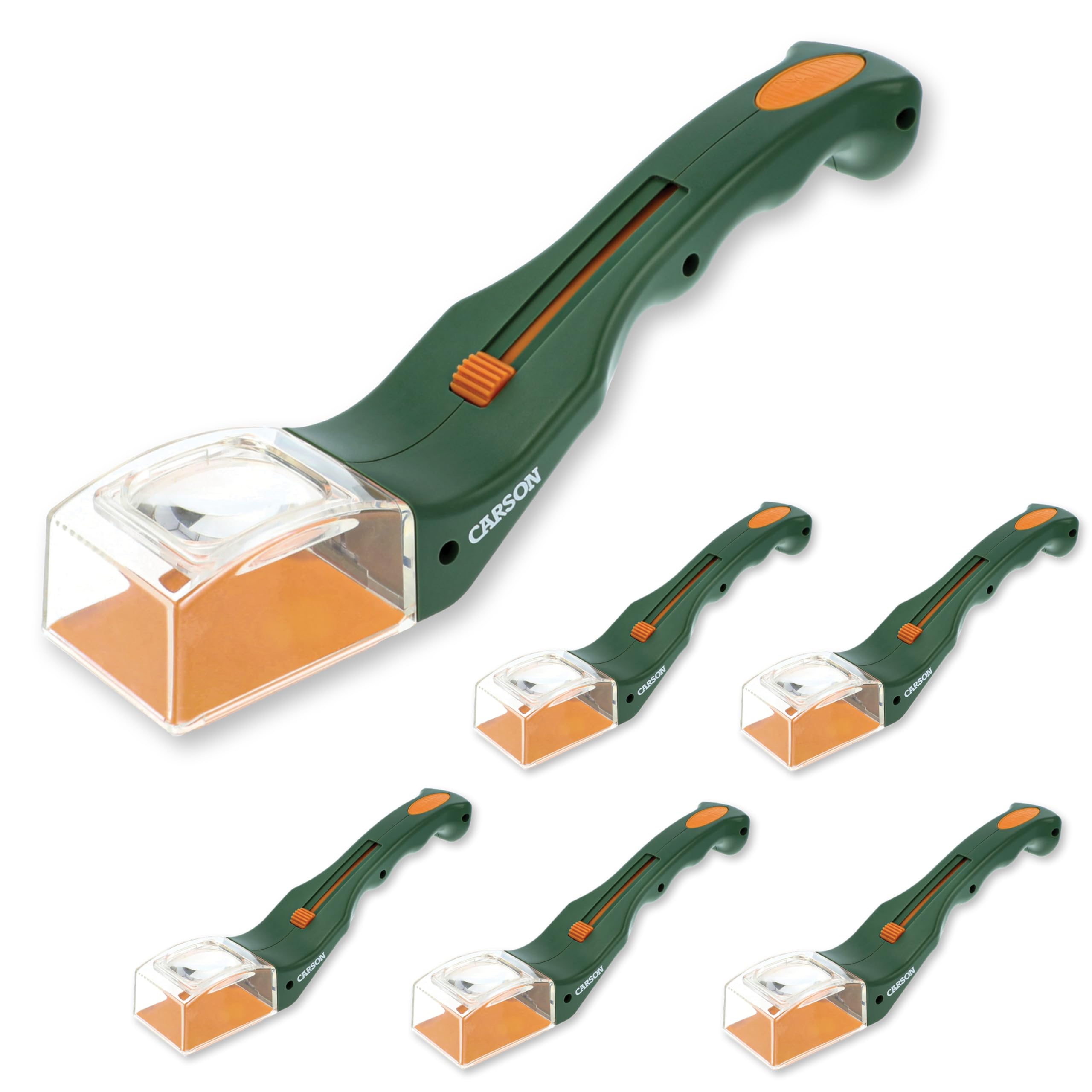 Carson BugView 5x Magnifier Quick-Release Bug Catching Tool | Portable Handheld 