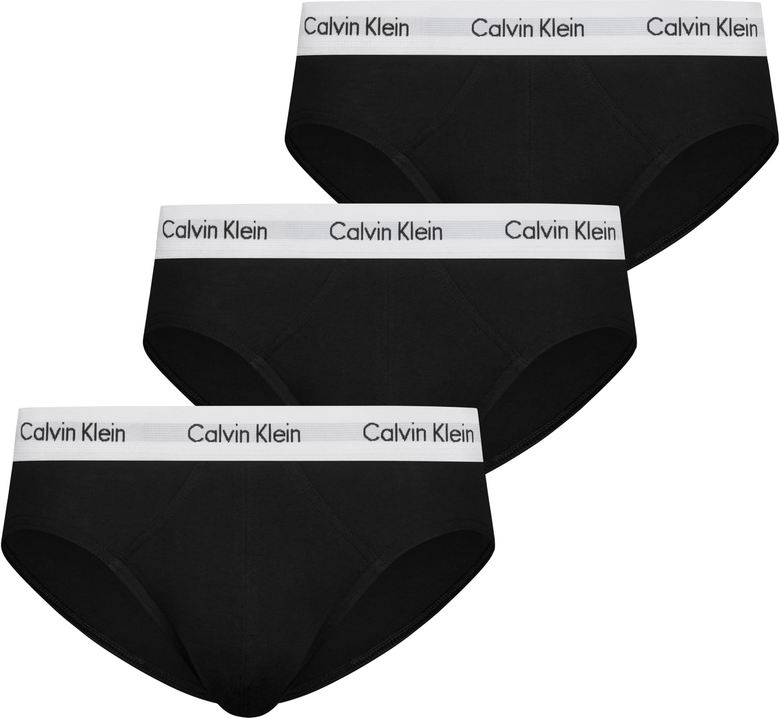 Calvin Klein Pack of 3 Men's Stretch Cotton Hip Briefs