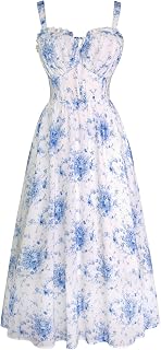Scarlet Darkness Floral Corset Dress Summer Dresses For Women 2025 Milkmaid Dress Fairy Dresses Cottagecore