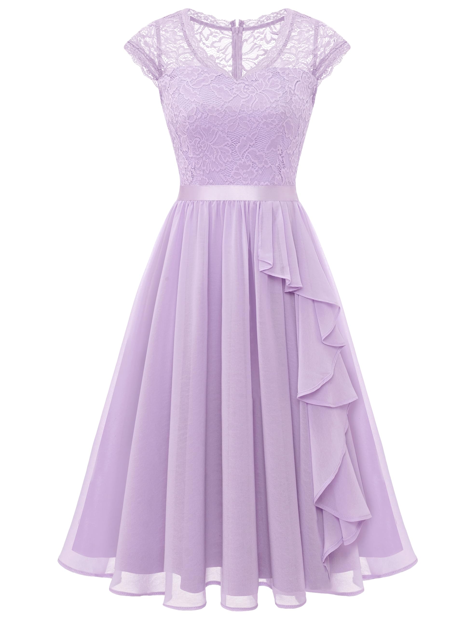 Wedtrend Women's Bridesmaid Dresses Short Prom Dress Ruffle Semi Formal Cocktail