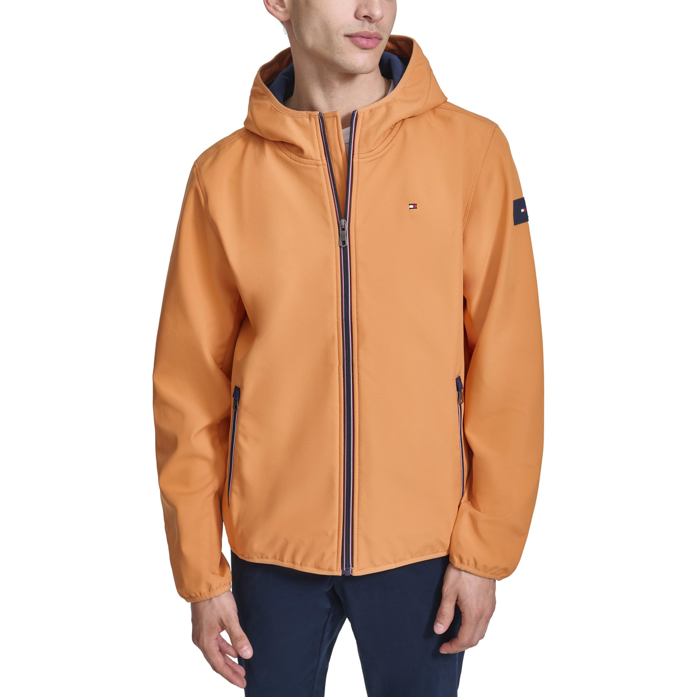 Tommy Hilfiger Adaptive Men's Soft Shell Jacket with Hood Soft Shell Jacket