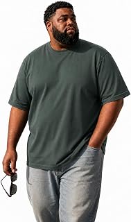 Premium Big & Tall Unisex Oversized T Shirt – Heavyweight 240 GSM Cotton Essential Tee