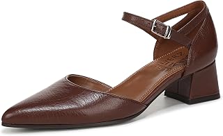 Naturalizer レディース Maddox ブロックヒールバックル留めストラップパンプス