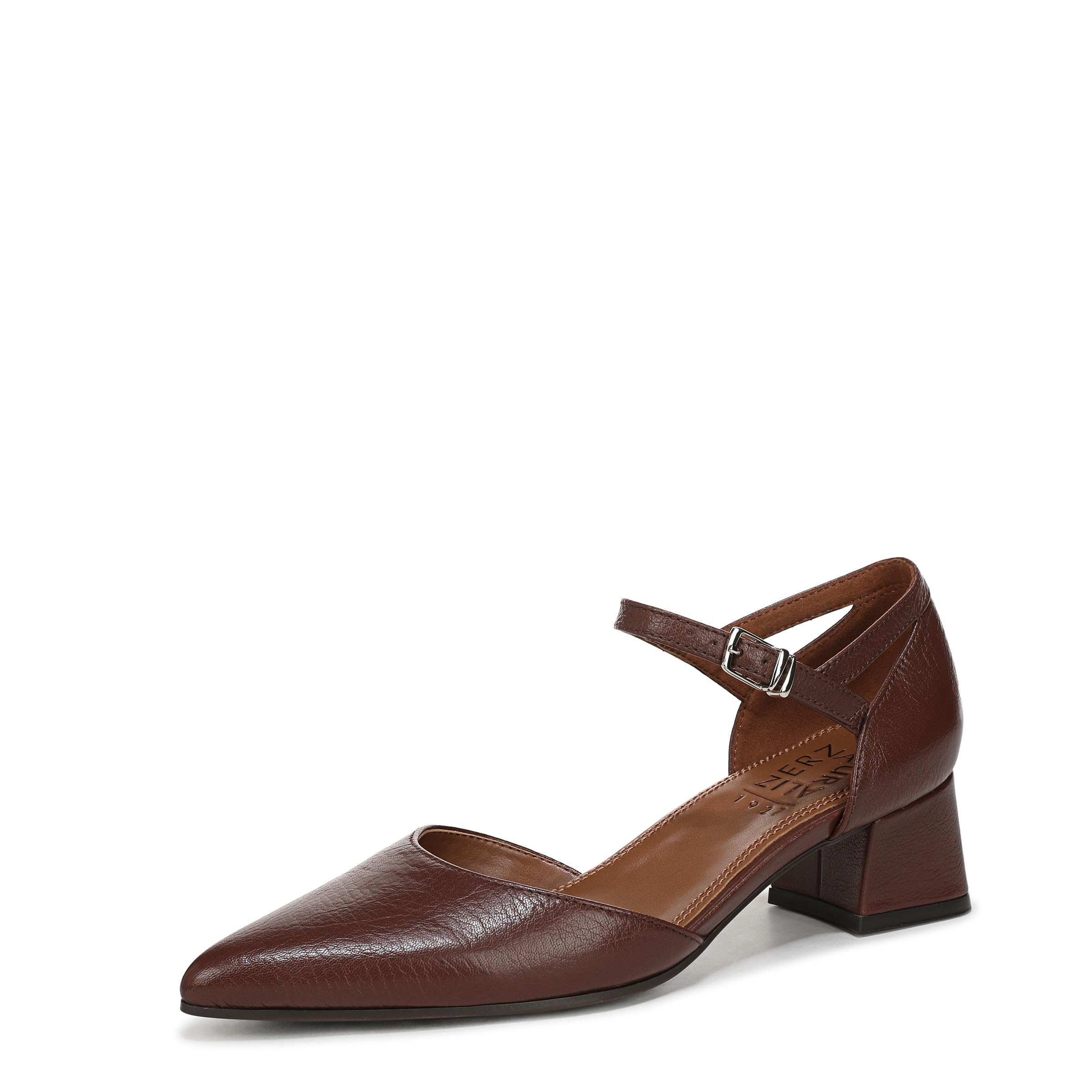 Naturalizer レディース Maddox ブロックヒールバックル留めストラップパンプス