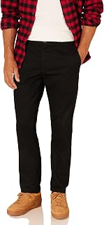 Amazon Essentials Men's Wrinkle Resistant Flat Front Fitted Work Chino Pants