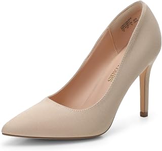 DREAM PAIRS Women's Closed Pointed Toe High Heels