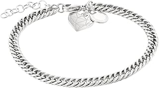 LIEBESKIND BERLIN Herz-Armband für Damen – Edelstahl-Armschmuck mit liebevollem Herzanhänger – In verschiedenen Farben und Ausführungen – Romantische Geschenkidee