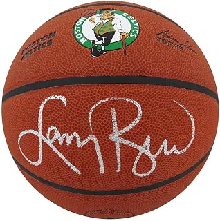Larry Bird Signed Wilson Celtics Logo Basketball