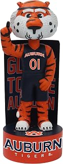 Aubie The Tiger Auburn Tigers Fight Song White Basketball Jersey Bobblehead