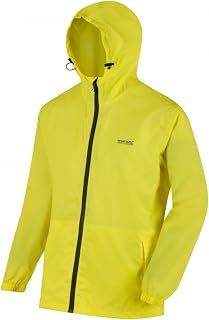 Regatta Pack-it Iii' Men's Lightweight Waterproof Breathable Padded Seams Hooded Jacket with Foldable Hood Jackets Waterproof Shell