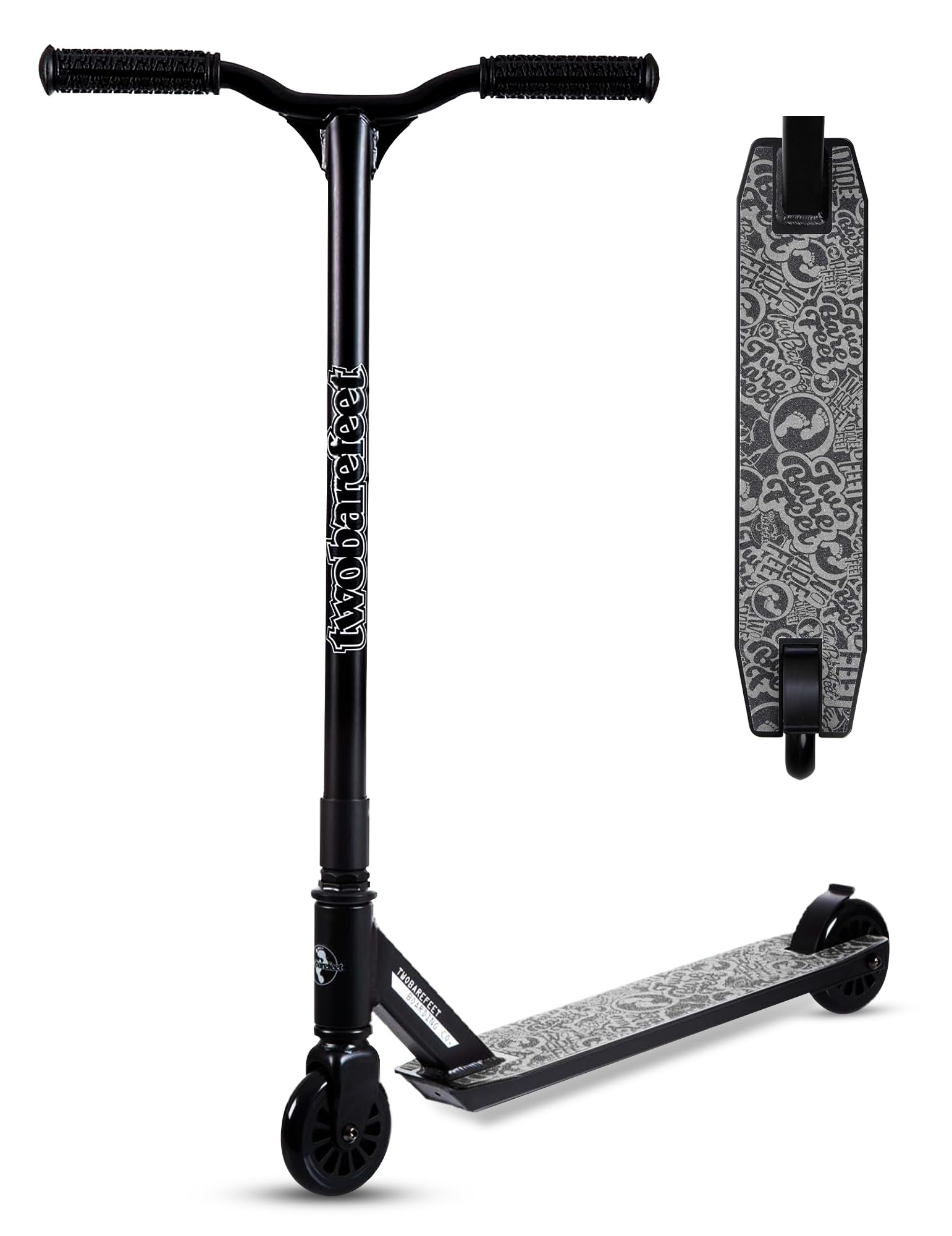 Two Bare Feet Cipher Model Stunt Scooter for Kids, Teens & Adults - Lightweight 