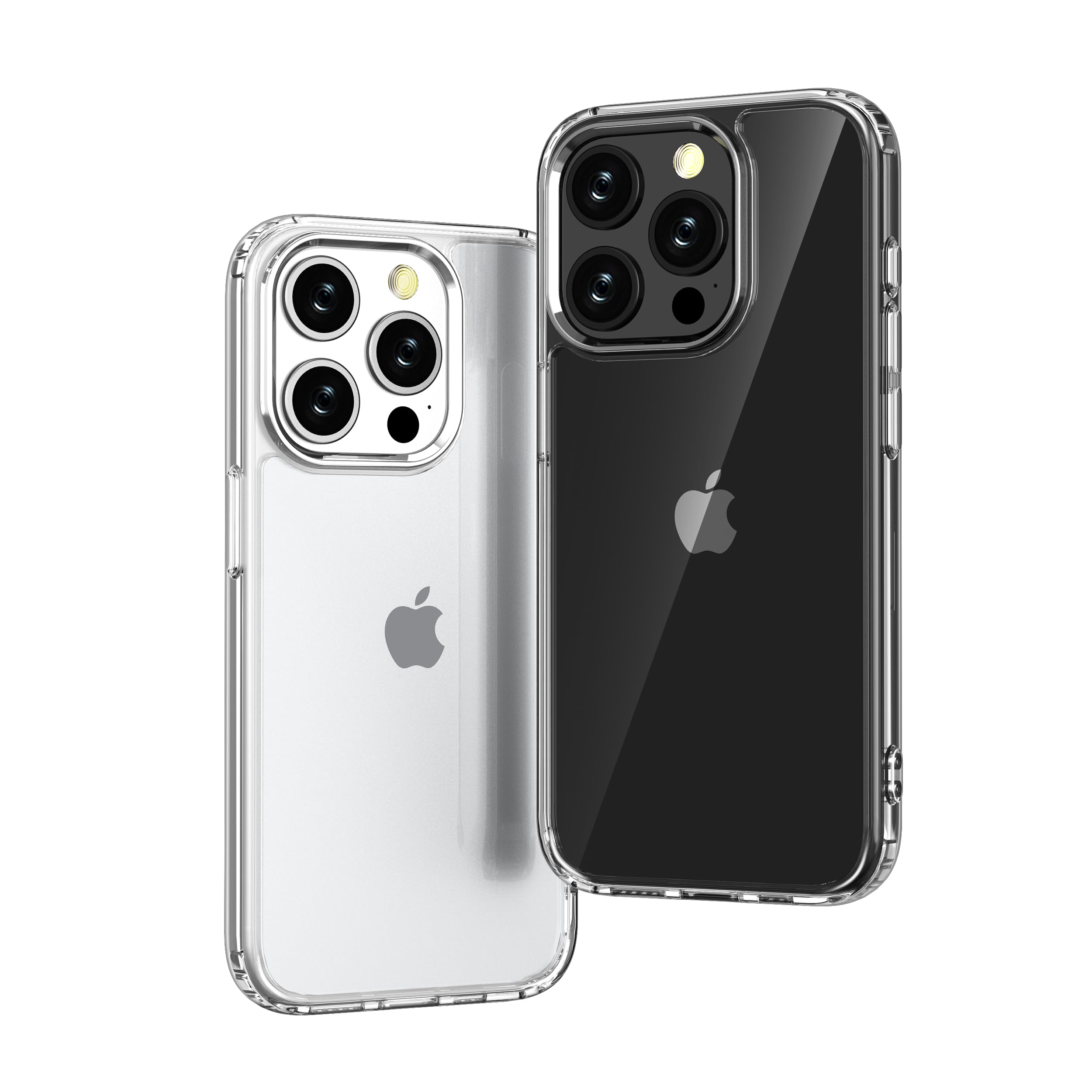 ONES iPhone 15 Pro Hard Case, Ultra Transparent, Military-Grade, Ultra Shock Res