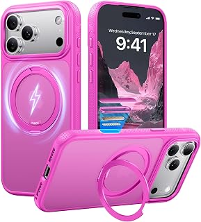 Magnetic iPhone 17 Pro Max Case, iPhone 17 Pro Max Case with Stand