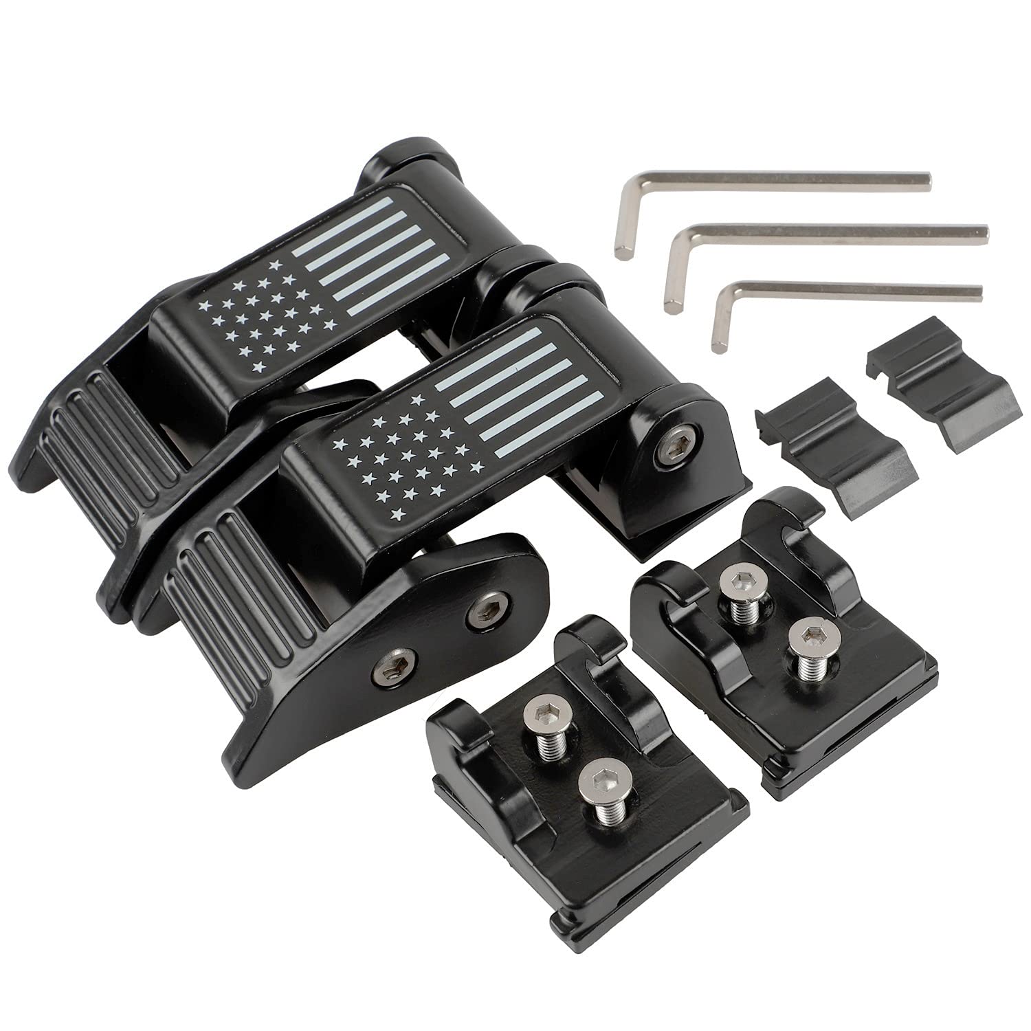 Hood Latches Lock Catch fits 2007-2018 Wrangler JK JKU 18-25 JL JLU Pair | U.S. 