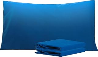 NTBAY 2 Pack Brushed Microfiber King Pillowcases, 50x90 cm, Cobalt Blue