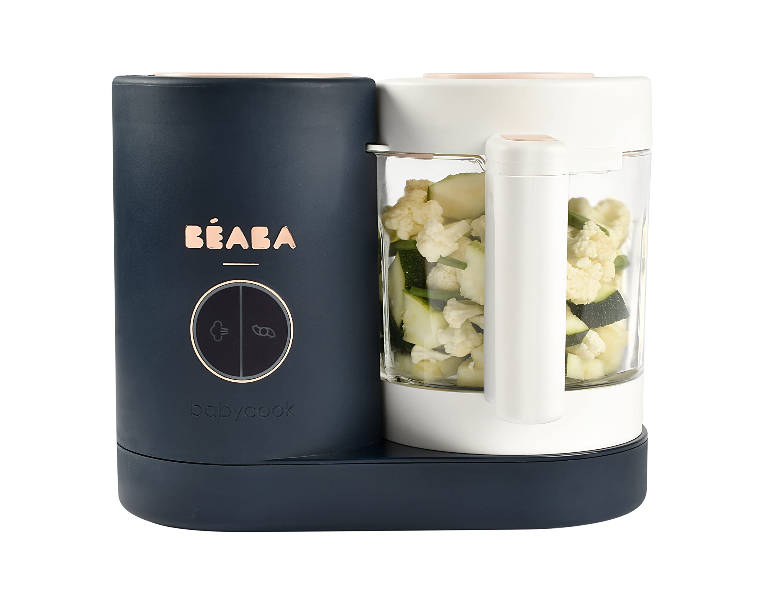 BEABA Babycook Neo, 4 in 1 Glass Baby Food Maker, Baby Food Processor, Baby Food